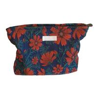 SZYDD Borsa cosmetica estetica retrò, borsa funzionale per cosmetici, pratica scatola da viaggio per WC, borsa impermeabile per cosmetici, adatta per viaggi o, Rosso, Width 27cm*Height 18cm*Bottom