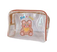 SZYDD Borsa da toilette trasparente Borsa da viaggio Borsa cosmetica da viaggio Borsa cosmetica trasparente da donna Borsa da viaggio in PVC Borsa cosmetica da bagno Borsa da toilette impermeabile