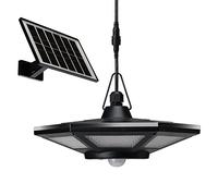 SZYDD Lampada da capanno solare per interni ed esterni a energia solare Pandent Luci di lavoro diurno Telecomando Lampada di sicurezza per Garage Gazebo