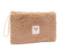 SZYDD Sacchetto cosmetico portatile della peluche portatile di viaggio borsa cosmetica conveniente e alla moda contenitore di immagazzinaggio di colore alternativo alla moda borsa cosmetica