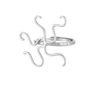 SZYDD Saddgo - Anelli eteromorfi vuoti, vuoti, base per anelli fai da te, incastonatura intarsiata, turchese naturale, accessori per la creazione di gioielli