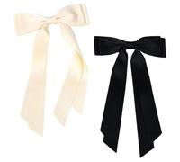 SZYDD Set di fermagli per capelli con fiocco, morbidi e confortevoli, con nastri, fermagli per capelli alla moda, accessori per capelli per donne e ragazze