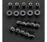 SZYNBQ Moto Viti Compatibile con Yamaha per Xmax 300 2017 2018 2019 2020 2021 2022 2023 2024 Bulloni per Parabrezza per Moto Kit Viti di Montaggio per Parabrezza da 5 Mm(Black)