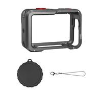 SZZCNOX Action 6 - Gabbia metallica per fotocamera DJI Osmo Action 6, con attacco freddo integrato, filettatura da 1/4" e interfaccia magnetica a sgancio rapido, supporta riprese verticali e