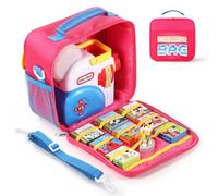 SZZCNOX Borsa con manico Custodia per Little Tikes Story Dream Machine Libri Starter Set Borsa di Immagazzinaggio Accessori per Little Tikes Storybook Audio Play Collection Bag, rosa, 8.6x8.2x5.5in,