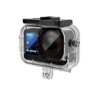 SZZCNOX Custodia impermeabile da 70 m per DJI Osmo Action 6, custodia protettiva invisibile per fotocamera subacquea con supporto a scarpa fredda per luce di riempimento/accessori per microfono