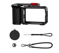 SZZCNOX Kit di presa stradale per DJI Osmo Action 6, supporto per fotocamera a gabbia in metallo con design ergonomico, telaio in lega di alluminio, accessorio per action camera DJI Osmo Action 6