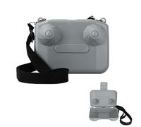 SZZCNOX RC-N3/2/1 Scatola portaoggetti per telecomando con tracolla, custodia protettiva portatile compatibile con DJI Mavic Air 2/Air 2s/Air 3/Air 3s/Mini 2/Mini 3/3 PRO/4 Pro/Flip/NEO, grigio