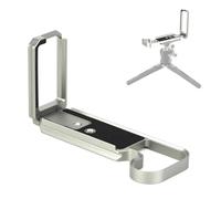 SZZCNOX Staffa a forma di L compatibile con fotocamera Hasselblad X 2D/X 2D II, piastra a sgancio rapido per treppiede Arca, impugnatura retrattile in metallo con accessori foro filettato da 1/4