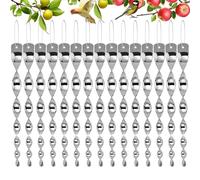 SZZETK 15 Pezzi Repellente per Uccelli Riflettente, Dissuasore per Uccelli Allontanare i Piccioni, Spaventa Uccelli, Utilizzato per Scacciare Gli Uccelli su Giardini, Frutteti e Balconi