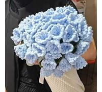 SZZLXYMT Coperta del Bouquet Rosa Fatto a Mano, Kit Bouquet Rosa e Leggero per San Valentino e Decorazioni per la casa