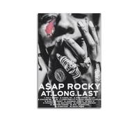 Szzmyo ASAP Rocky Album Poster, Poster su tela, 30,5 x 45,7 cm, senza cornice, camera da letto, soggiorno, bagno, aula, ufficio Decor