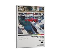 Szzmyo Central CEE Poster Split Decision EP su tela estetica moderna poster camera da letto soggiorno bagno aula arte 20 x 30 cm stile cornice