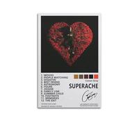 szzmyo Conan Gray - Poster con album Superache, stampa estetica moderna, su tela, poster decorativo per camera da letto, soggiorno, 30 x 45 cm, senza cornice