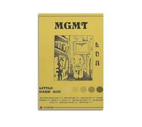 Szzmyo MGMT - Poster con album "Little Dark Age", stampa estetica moderna, su tela, poster decorativo per camera da letto e soggiorno, 20 x 30 cm, senza cornice