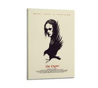 Szzmyo Poster decorativo del film "Il corvo", stampa moderna su tela, poster decorativo per camera da letto, soggiorno, 30 x 45 cm, con cornice