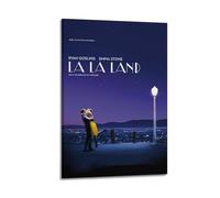 szzmyo Poster decorativo del film La La Land su tela, stile moderno, per camera da letto e soggiorno, 20 x 30 cm, con cornice