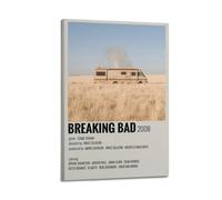 Szzmyo Poster della serie TV Breaking Bad, stampa estetica moderna, su tela, poster decorativo per camera da letto, soggiorno, 30 x 45 cm, con cornice