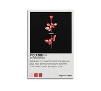 Szzmyo Poster Depeche Mode - Poster decorativo su tela, motivo: album Violatore, stile moderno, per camera da letto, soggiorno, 20 x 30 cm, senza cornice