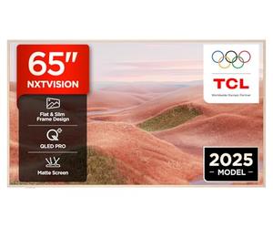 T 300W QLED 4K Ultra HD da 65 pollici NXTVISION, 4K HDR PRO, display opaco, Smart TV supportata da Google TV (Dolby Vision IQ e Atmos, Motion Clarity Pro a 144 Hz)