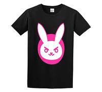 T-33B Aixin D.Va OW Over Watch Originals Unisex O-Neck 100% Cotton Short-Sleeve T-Shirts Black S