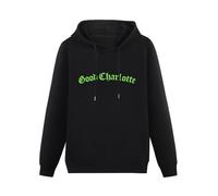 T-33B Good Charlotte Hoody Unisex Ptinted Hoodies Long Sleeve Men's Hooded with Pocket Black S