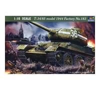 T-34/85 Modello 1944 Fabbrica 183 Al 1/16 Per TRUMPETER: Char Sovietico