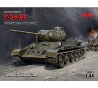 T-34/85 WWII Soviet Medium Tank 1:35 ICM35367 - icm modellismo