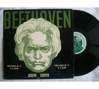 T 39 JOSEPH COOPER Beethoven Piano Sonatas 21 and 15 vinyl LP