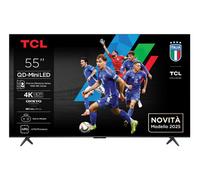 TCL Serie C69K Smart TV QD-MiniLED 4K 55" 55C69K, 144Hz, audio Onkyo 2.1, Dolby Vision IQ & Atmos, Google TV