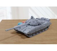 T-72B (B1) Soviet Main Battaglia Tank - 3D Stampato Miniatura Ripiano Tavolo