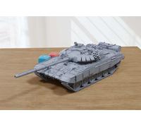 T-72B M1989 Soviet Main Battaglia Tank - 3D Stampato Miniatura Ripiano Tavolo