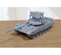 T-72B3 Bellisario 2011 Soviet Main Battaglia Tank - 3D Stampato Miniatura