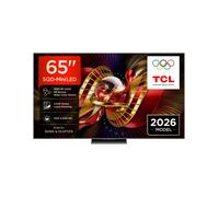 TCL 65C8L 65” SQD-Mini LED TV, 4K HDR 5000 nits and 2,040 dimming zones, Google TV, Dolby Vision & Atmos, Audio by Bang & Olufsen, 144Hz, Apple AirPlay 2 & Alexa
