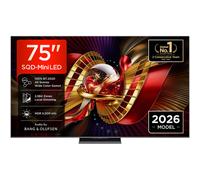 TCL 75C8L 75” SQD-Mini LED TV, 4K HDR 5500 nits and 2,584 dimming zones, Google TV, Dolby Vision & Atmos, Audio by Bang & Olufsen, 144Hz, Apple AirPlay 2 & Alexa