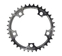 T.A. Syrius Shimano, Piatto Compatto Unisex Adulto 34 DIENTES Nero