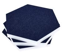 t.akustik Hexagon Melamine Dark Blue 25