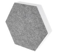 t.akustik Hexagon Melamine Light Grey 50
