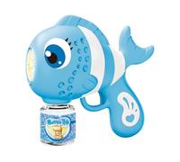 t Automatic Bubble Machine, Fun Fish Bubble Machine, Portable Soap Dispenser, 16-Hole Blowing Toy, LED Lights & Sound Effects, Ideal for Kids, Backyard, 7.28x3.15x7.87 Inches