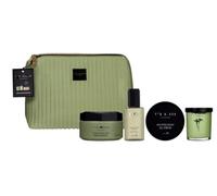 T Baker, set regalo Relax and Unwind con sali da bagno/candela/spray per il corpo al gelsomino e fiori di lime/crema per il corpo - TED B luxury collection