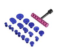 T Bar Car Panel Paintless Dent Removal Repair Tool, Dent Puller Kit with 18Pcs Puller Tabs, Auto Dent Repair Tool for Automobile Refrigerator,