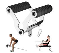 T Bar Row, Maniglia T Bar Bilanciere Landmine per Casa 2 in 1 T Bar Row Attachment per Carrucola Lat Machine T Bar Row Handle Landmine Home Gym Allenamento Muscolare