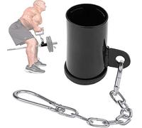 T Bar Row Platform Landmine Attachment Girevole a 360° con Occhiello per Antiparassitarie Adatto per Barra Olimpica per Bilanciere Esercitare Spalla (Φ5CM)