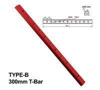 T-Bar Slider Mitra Saghetto da Tavolo Mitra Jig Lega di Alluminio Larghezza 23mm