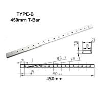 T-Bar Slider T-Track 100 mm/200 mm/300 mm/450 mm lega di alluminio mitra jig