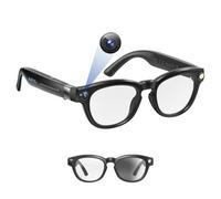 T.Chilyn Aggiornamento AI Smart Glasses con fotocamera 2000W AI Traduzione in tempo reale, Bluetooth Audio - Occhiali intelligenti con fotocamera, videoregistratore vivavoce per viaggi, sport, uso