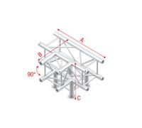 T-Cross + Down 4-way G Truss - 710mm - Milos GQ30020