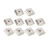 T Dadi,50pz - Placcato Nichel Carbonio Acciaio T Scanalatura,3030 Serie M3