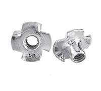 T Dadi aPunte a Dado in Acciaio Zincato a Carbone Duro per Mobili per la Lavorazione del Legno M3 / M4 / M5 / M6 / M8(M3 50 pezzi)