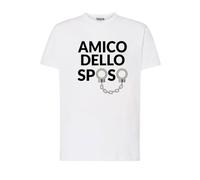 T E E L A B Maglietta Addio al Celibato Uomo “Amico dello Sposo” - T-Shirt Divertente in Cotone per Team Sposo - Idea Regalo per Festa e Party Addio al Celibato